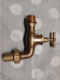 Rubinetto in ottone lucido Diametro ¾ nuovo