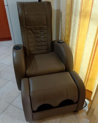 Poltrona Massaggiante Imperial Top4 + Ottomano