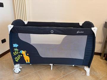 Lettino da campeggio Giordani Double con Materasso