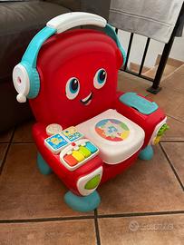 Sedia interattiva con musica