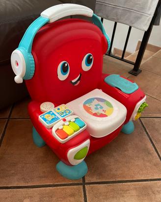 Sedia interattiva con musica