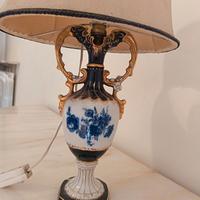 Lampada in porcellana di Boemia