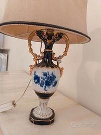 Lampada in porcellana di Boemia