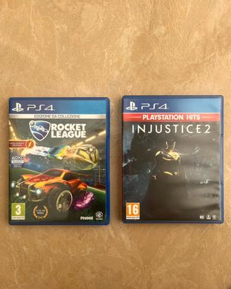 Rocket League e Injustice 2 nuovi.
