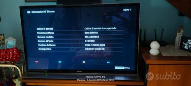 TV Sony 46 pollici Soundbar/supporto originale
