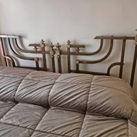 Letto matrimoniale o singolo ottone inizio 900
