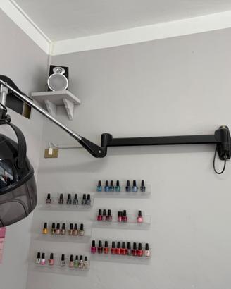 Casco da parete parrucchiera