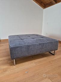 Pouf gigante 110x110 grigio