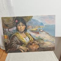 dipinto su tela A.Lopez "Ornella"