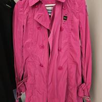 Trench blauer originale rosa