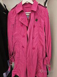 Trench blauer originale rosa
