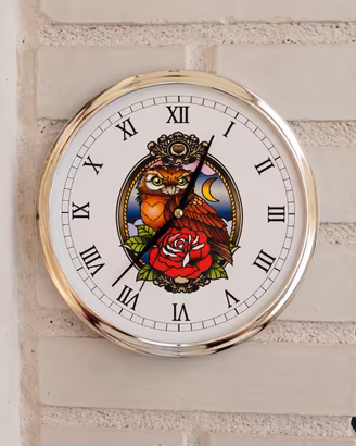 orologio da parete Gufo 
