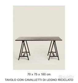 Tavolo con cavalletti Zara Home