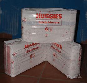 Hugghies Little Movers tg. 6 set  da 42 pannolini