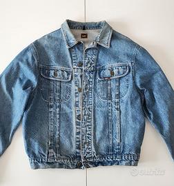 Giacca jeans demim Lee vintage azzurro chiaro tg.L