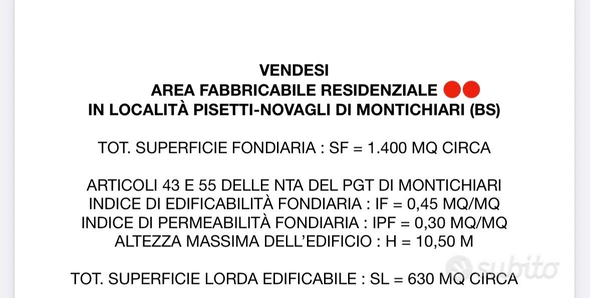 Terreno edificabile a 10 minuti dal Lago di Garda - Vista 2