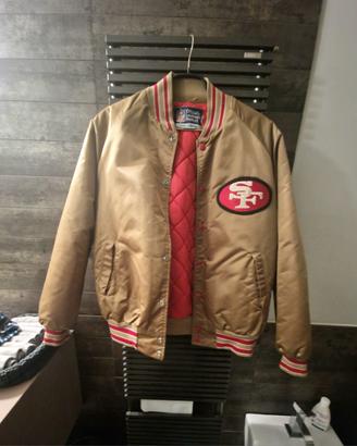 Bomber vintage in raso dorato NFL Stahl-Urban