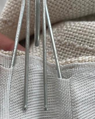 Ganci a 4 punte con fettuccia arriccia tende