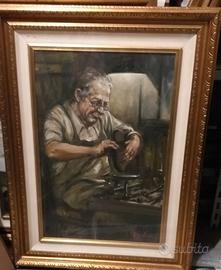 Quadro pittore Roberto Baldassarini (1925-2019)
