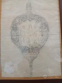 Disegno antico per realizzare un grande soffietto 