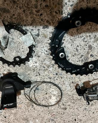 Comando cambio e corone Shimano SLX Deore