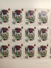 Francobolli Milan scudetto 1992-93