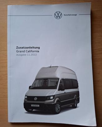 manuali Volkswagen Grand California  2022