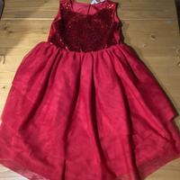 Abito bimba elegante rosso