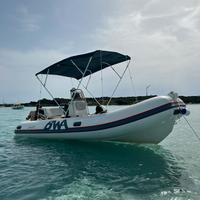 Tendalino blu per gommone