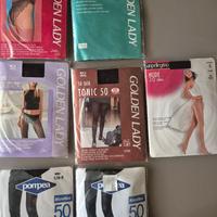 Collant donna nuovo colore nero taglia S