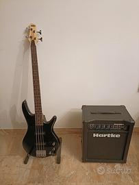 Basso elettrico Ibanez + amplificatore 30W