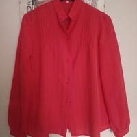 camicia donna rossa