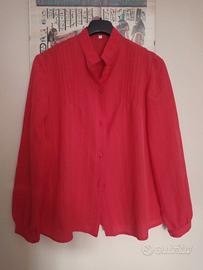 camicia donna rossa