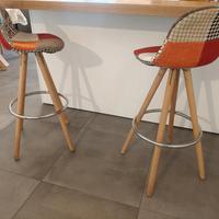 2 sgabelli patchwork 