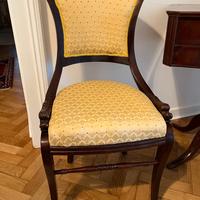 Sedia Biedermeier originale prima metà 800
