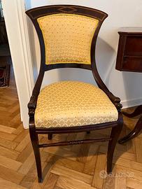 Sedia Biedermeier originale prima metà 800