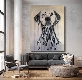 Quadro olio e acrilico su tela grande 180x137