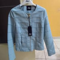 Giacca Akè donna in ecopelle tg XS. Nuova