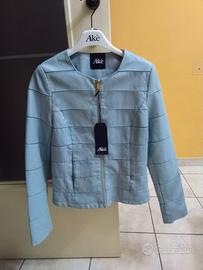 Giacca Akè donna in ecopelle tg XS. Nuova