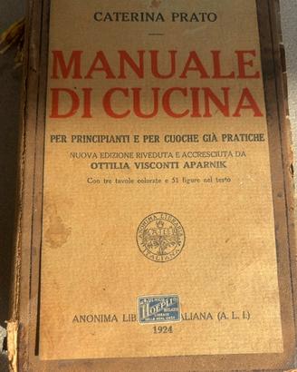 Manuale di cucina Caterina Prato