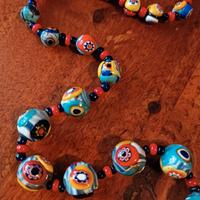 Collana in vetro di Murano