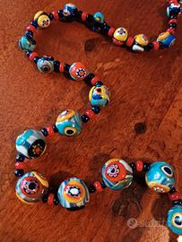 Collana in vetro di Murano