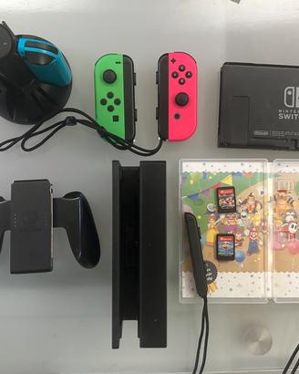 Nintendo Switch Dock 4Joycon Acessori Giochi