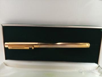 Penna Stilografica Morris Placcata in Oro 