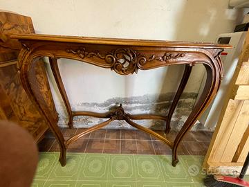 Consolle antica Luigi XVI con specchiera