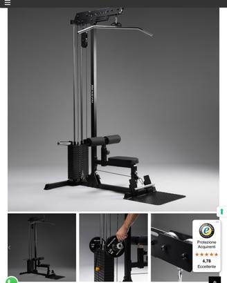 Lat machine pully kingsgym palestra