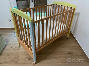 Lettino Foppa Pedretti “Pony”+ materassino + Koala