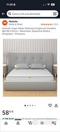 Materasso singolo 80x190 h10