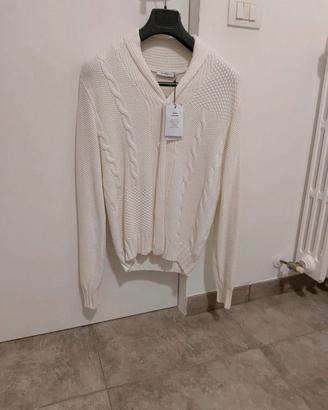 Cardigan bianco Conbipel – nuovo con cartellino