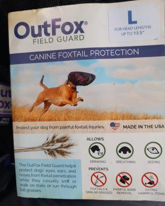 Fox guard per cani protezione spighe